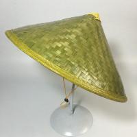 手工青皮竹编斗笠大檐农民草帽女田园劳动遮阳帽子男士钓鱼遮阳帽 随机发 直径约43cm 55-58cm头围