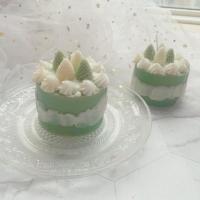 《青莓竹马》原创小蜡烛香薰可爱少女心礼物卧室无烟生日礼盒浪漫 图款[赠礼盒+蜡烛+蛋糕杯垫+贺卡] 原味豆乳(大豆味豆乳