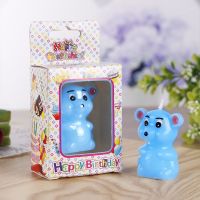 3D立体十二生肖蜡烛生日蛋糕卡通装饰派对儿童奥特曼生日蜡烛老虎 鼠蜡烛