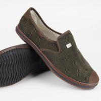 山东鲁泰男士休闲单布鞋潮流时尚工作鞋帆布劳动鞋尼工耐磨软底 鲁泰男 深咖啡 标准码 39