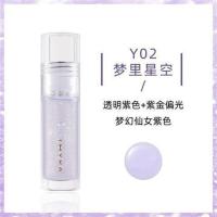 Thyra昙雅晶亮护唇油润唇膏滋润补水保湿嘴唇防干裂女男士学生款 Y02# 梦里星空 透明紫+紫金偏光