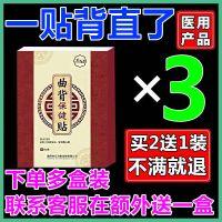 一贴矫正驼背]改善驼背矫正器圆肩美背富贵包脖子前倾直背贴 联系客服领取优惠券 [站直了]三盒装[无効褪]