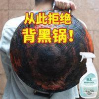 盾王洗锅底黑垢去除剂焦垢清除神器烧焦渍铁锅油垢清除剂强力清洗 500mL