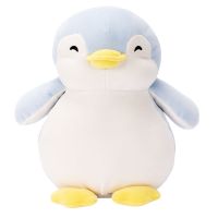 MINISO名创优品 坐姿雪地企鹅公仔可爱抱枕儿童同学生日礼物女 坐姿雪地企鹅(蓝色)