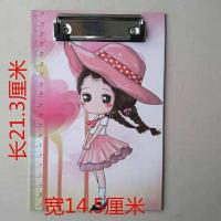 木板夹写字板夹垫板学生夹板书板夹A4夹板文件夹试卷夹画板票据夹 32k幼儿园小木板夹女款 1个