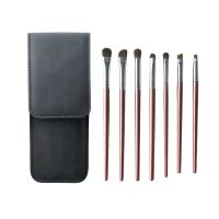 [软毛小马毛眼影刷套装动物毛专业毛刷唇刷眉刷化妆刷柔软便捷7支 7支眼部刷送包