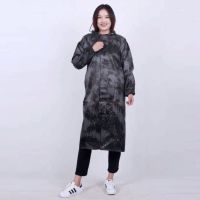 长款连体雨衣全身式防暴雨成人男女时尚户外徒步风衣工地劳保雨披 数码迷彩长风衣 3XL[体重140斤-160斤]