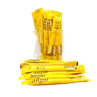 黄糖咖啡黄糖包金黄咖啡专用调糖黄砂糖赤砂糖5g*100小包 条形包装