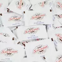 Socona白砂糖包 咖啡伴侣奶茶调糖Sugar优质糖条7克足量100包700g