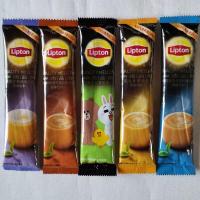 立顿绝品醇5味奶茶混合套餐比利时英台日意式浮香泡沫19g/条 5条套餐(5口味各1条)