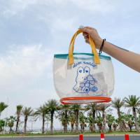 夏天少女ins可爱手提包女2021新款卡通透明果冻包软妹学生单肩包 透明果冻包(兔子) 收藏店铺 送礼物 优先发货