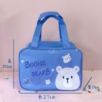 饭盒袋便当手提包儿童小学生手拎饭包饭兜装饭盒的袋子可爱便当包 熊出没
