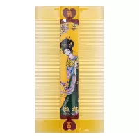虱子梳竹梳子篦子木头加密刮头屑去虱卵密齿梳儿童去虱子细齿老式 树脂篦子[美观不断齿]