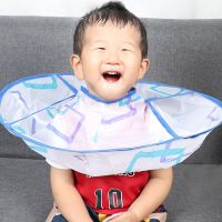 剪头发神器布成人理发围布不沾发儿童围兜斗篷家用大人剃头围裙衣 儿童理发斗篷[颜色随机]