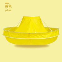 理发围布剃头围裙大人成人剪头发斗篷围巾不沾发围脖披肩剪发布围 黄色