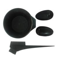 染发工具套装家用焗油披肩大号染发碗梳子美发专业用品软毛刷耳罩 染发三件套