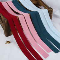 古风发带发饰汉服配饰腰带发绳珍珠雪纺发带蝴蝶结飘带古装头饰 紫色