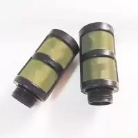 燃油过滤器柴油汽油过滤器油水分离漏斗船外机用燃油过滤漏斗神器 油水分离器滤芯2个