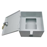 明装电动车充电防盗箱室外明装86型电源开关盒防溅盒充电桩强电箱 充电空箱十字锁