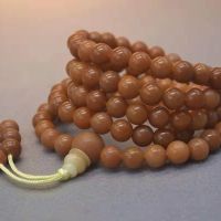 风化黄菩提根圆珠风化菩提子108颗菩提根厂家批发 8mm+三通款