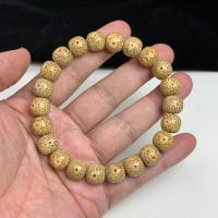 大臣文玩海南星月菩提原生态鸡油黄尺寸11×10手串 老型桶珠11乘10