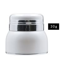 真空双层膏霜分装瓶面霜瓶按压挤压式化妆品分装空瓶高档面霜盒 30g