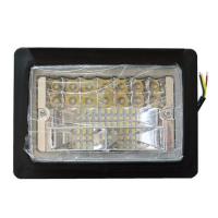 新款时风拖拉机前大灯福田好帮手叉车装载机 LED灯潍坊四轮强光灯 ///LED时风方灯1个/