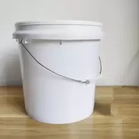 防冻液塑料桶胶桶手提空桶涂料桶狗粮桶钓鱼桶垃圾桶加厚带盖 10 升 化工级 白 无盖