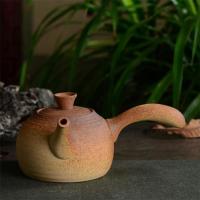 粗陶养生煮茶壶烧水壶陶壶功夫耐热煮茶电陶炉专用陶壶茶炉煮水壶 侧把壶(500毫升)