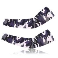 冰爽袖套冰丝夏季男女防晒护手臂户外长款开车骑行迷彩手袖防紫外 1双黑白迷彩