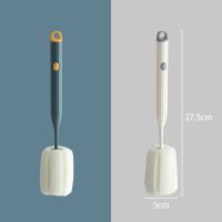 简苏杯刷洗杯子的刷子长柄清洁刷洗杯子神器家用多功能奶瓶刷套装 撞色深蓝色+白色[普通款两个]