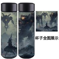 原神周边水杯子派蒙可莉刻晴迪卢七七魈二次元学生动漫智能保温杯 A 500ML普通杯盖