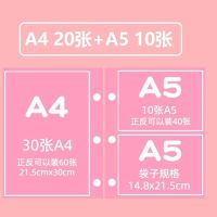 孕检收纳册孕妈妈孕期产检档案收集b超体检孕妇检查报告单文件夹 仅内页-无外壳 A4正反装2O张