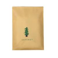 10个装收纳袋袜子内衣收纳袋防水收纳袋鞋袋自封袋包装袋整理袋子 小号黄色树木35*24cm 3个装