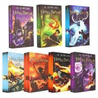 英版哈利波特全集英文原版书籍1-8 Harry Potter 全套英语原著 英文哈利波特全套7册(1-7册无盒)