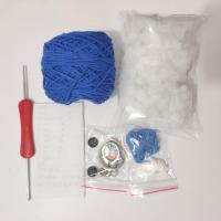 撒野周边毛线晴天娃娃成品开学季礼物 蒋丞打发时间DIY手工材料包 蓝色大号材料包含工具