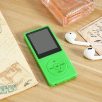 新款mp3播放器录音MP4学生听力电子书录音收音插卡外放随身听 绿色 裸机一台[不带内存 没有配件]