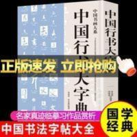 中国行书大字典行书书法字典书籍篆刻规模宏大名家真迹临摹习作品 中国行书大字典