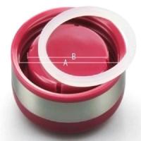 保温杯密封圈水杯盖胶圈密封盖子硅胶垫片防漏配件硅胶圈皮圈垫圈 外径60×内径50×厚2.0