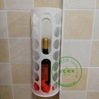 0.3宜家IKEA瓦瑞拉塑料袋抽取盒厨房创意壁挂式垃圾袋收纳雨伞架 白色供应商工厂直发