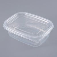 一次性打包快餐千层蛋糕盒水果捞保鲜盒豆乳盒子塑料甜品打包盒 280透明50套