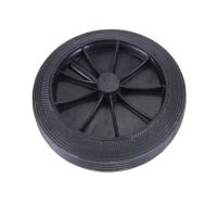 户外大号240升垃圾桶轮子轮轴配件分类垃圾箱加厚轮铁芯轮通用轮 2个普通轮