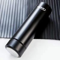 智能保温杯男女学生便携水杯子创意个性潮流大容量简约测温茶杯子 不显温 精工黑 不保温 保温杯