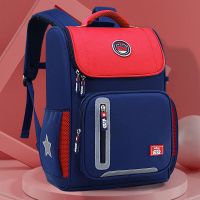 迪士尼书包小学生男女儿童1-3-6年级护脊减负大容量网兜赠笔袋 星球小号藏红