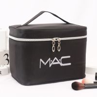 化妆包便携韩国简约大容量收纳盒袋少女心ins风超火收纳包 大号MAC黑色