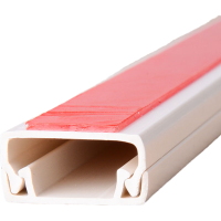 pvc线槽线明装塑料带胶线槽墙面明线线槽隐形电线收纳盒理线器 15*10(加厚型) 配件5个(可自选需要备注)