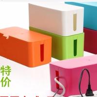 超大号电线收纳盒理线盒插座插板电线整理盒电脑线电源集线盒 颜色随机发 小号