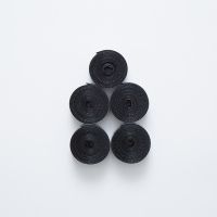 电线绕线器数据线充电收纳线理线器理线带绑线电脑束线集线魔术贴 黑色1.5米(5个装)