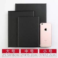 ins北欧无印风桌面台式化妆镜 折叠高清学生宿舍寝室梳妆镜台面镜 皮质小号镜子黑(详情页看好尺寸在拍)