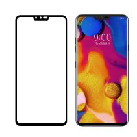 LG V40/V40ThinQ 钢化膜高清防爆保护全屏钢化膜手机贴膜 黑色全屏[1片装]